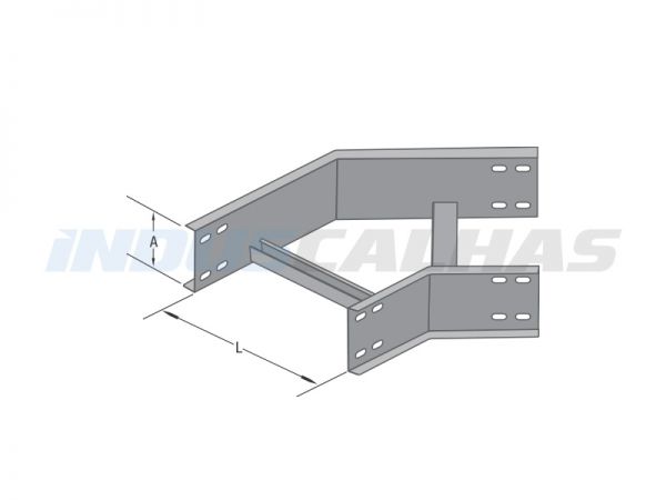 CURVA HORIZONTAL 45º