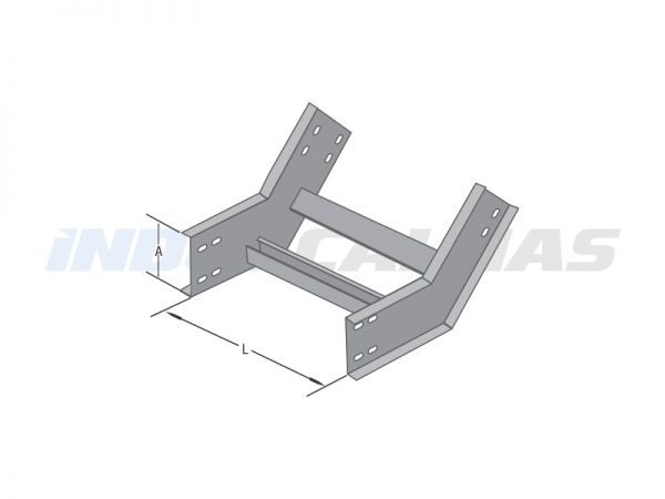 CURVA VERTICAL INTERNA 45º